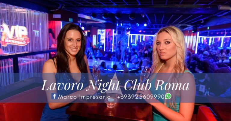 lavoro night club roma