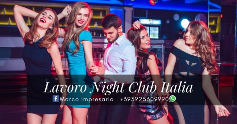 lavoro night club italia